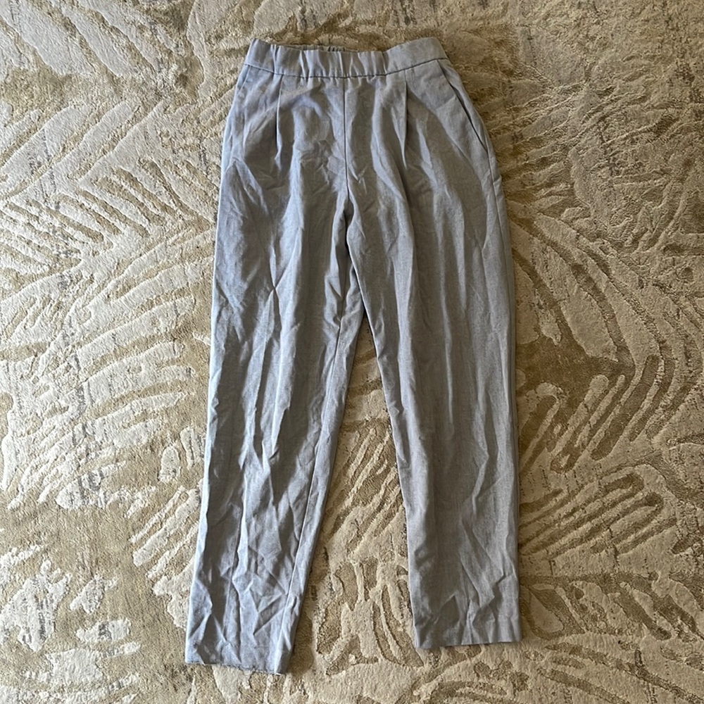 Pull & Bear gray cigarette pants